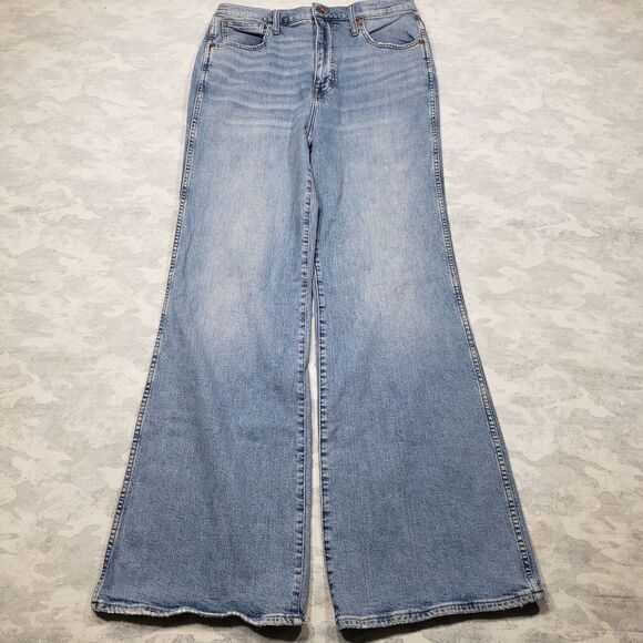Madewell Denim - Madewell Light Blue Flare & Wide Leg Jeans